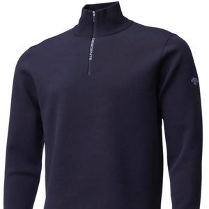 DESCENTE MEN'S QUARTER ZIP SWEATER NWT